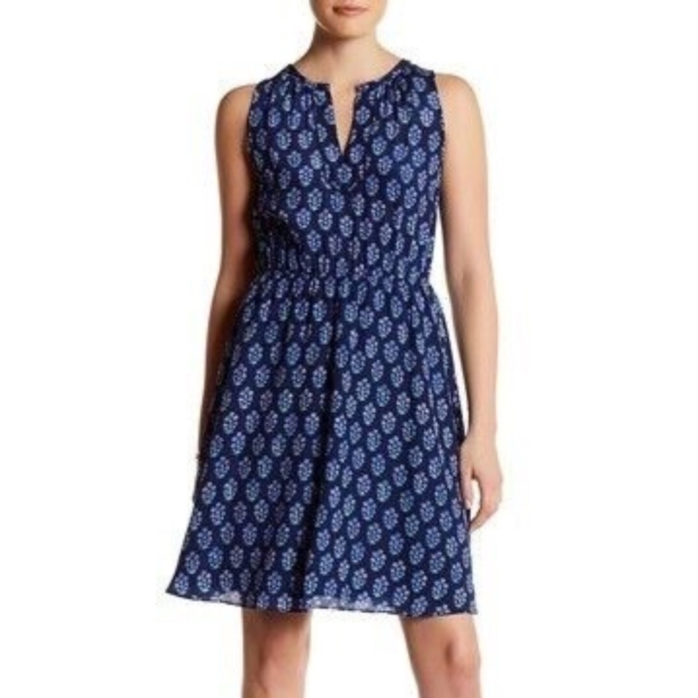 Rebecca Taylor Sleeveless Valentina Silk Dress